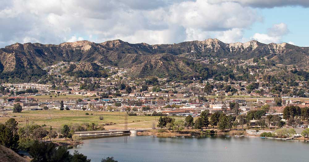 View of a Portion of Castaic