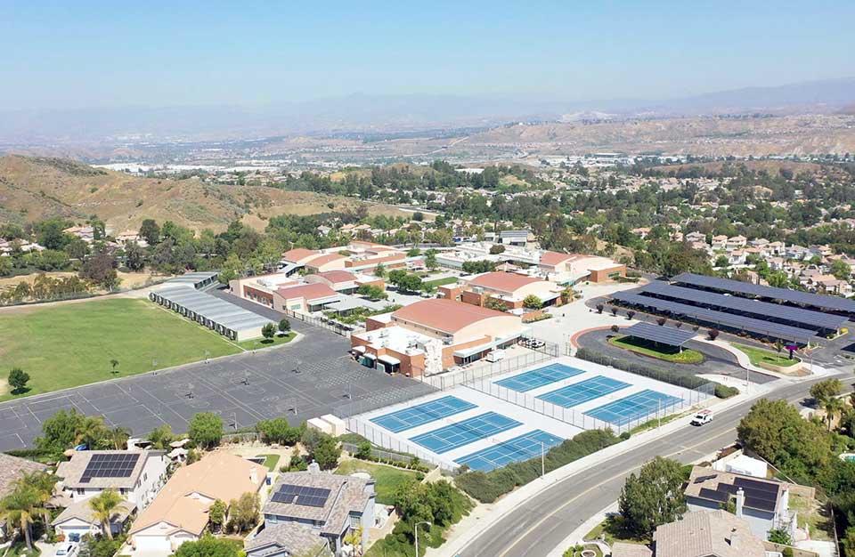 Aerial Shot of La Mesa Junior High