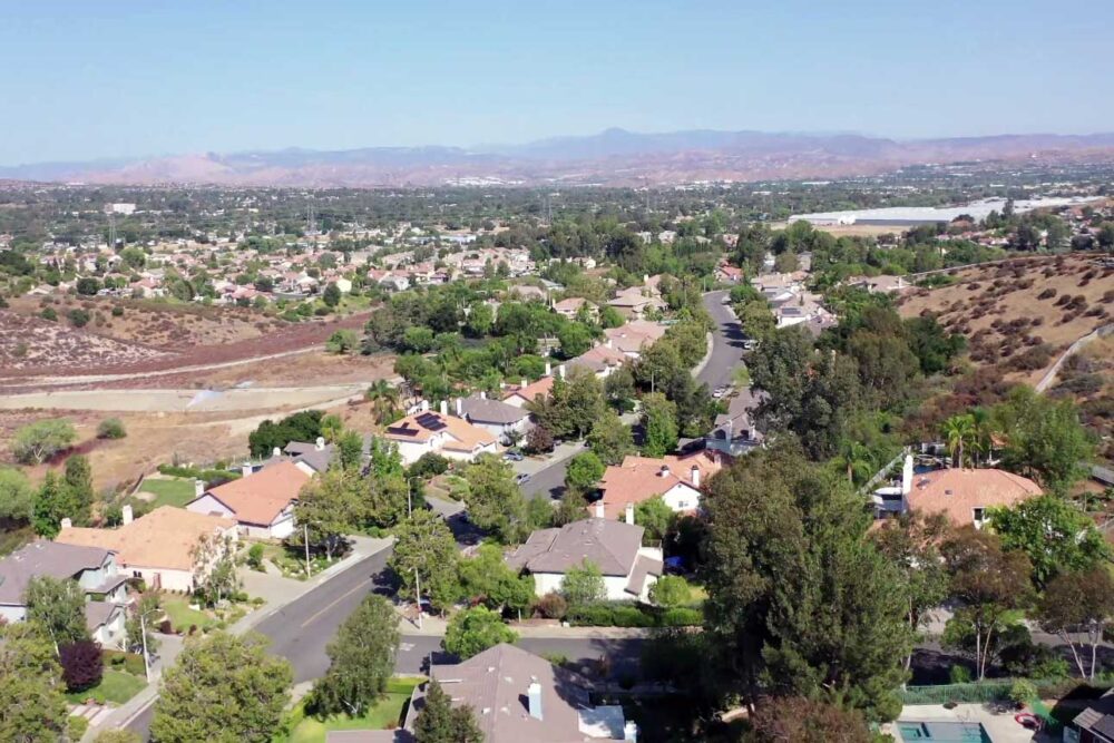 Aerial Shot of The Heights Neighborhood in Circle J