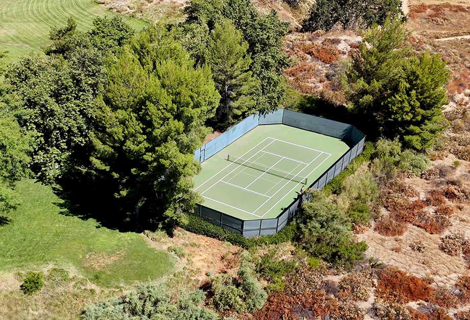 HOA Tennis Court at Woodlands Community in Valencia CA