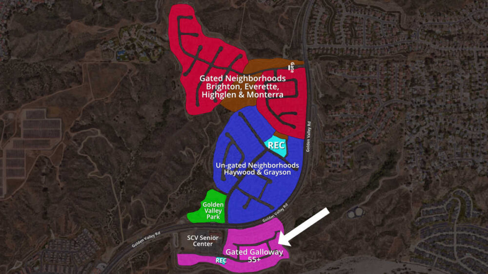 Map of Galloway 55 Plus in Five Knolls