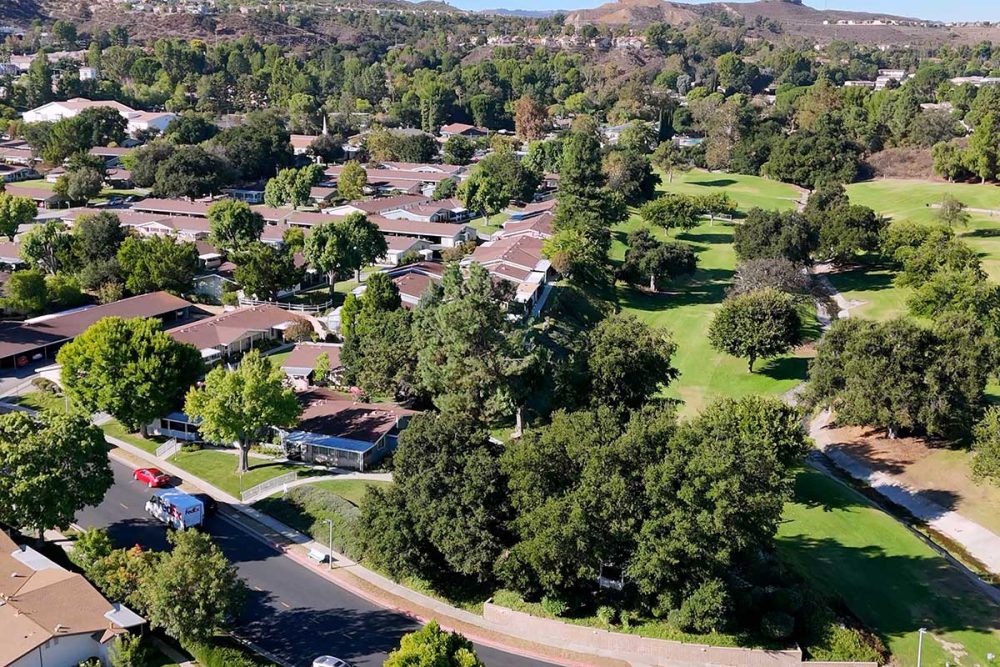 Beautiful Aerial View of Portion of Friendly Valley