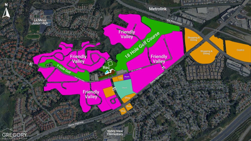 Friendly Valley Community Map in 2025