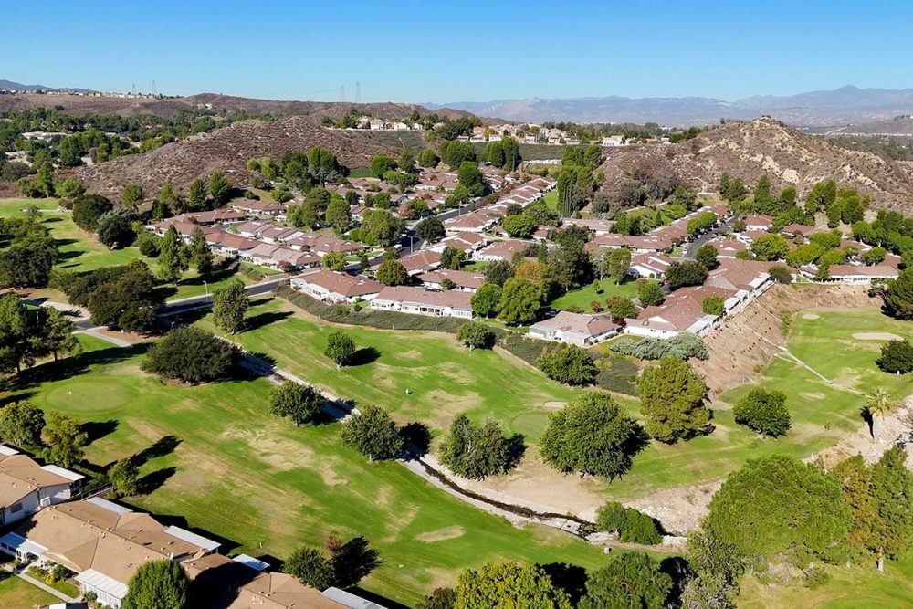 Friendly Valley Golf Course View to West