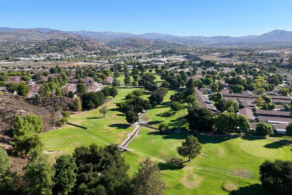 View to the North of the Friendly Valley Golf Course