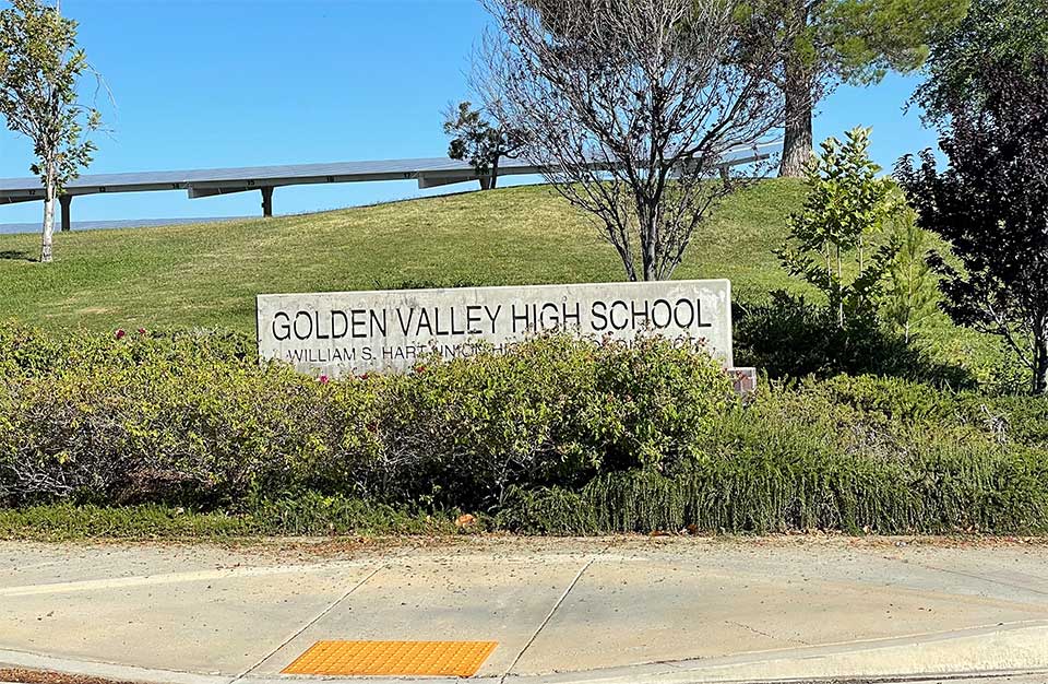 Golden Valley High School Signage