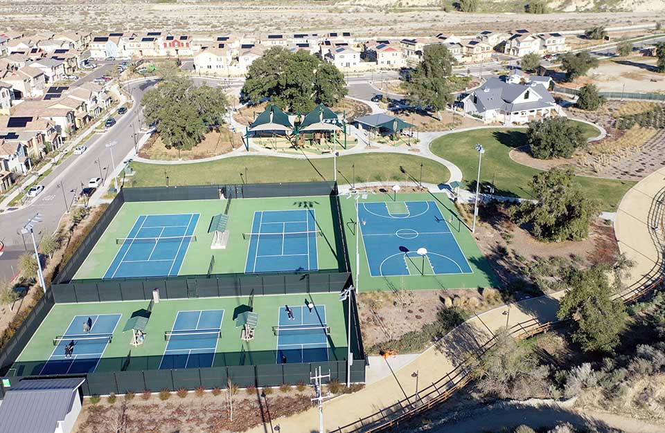 Aerial Shot of Vista Canyon Park