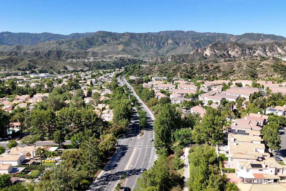Incredible View to West of Stevenson Ranch Pkwy