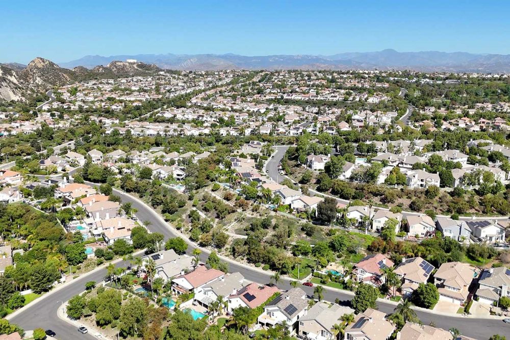 View to the Northeast in Stevenson Ranch