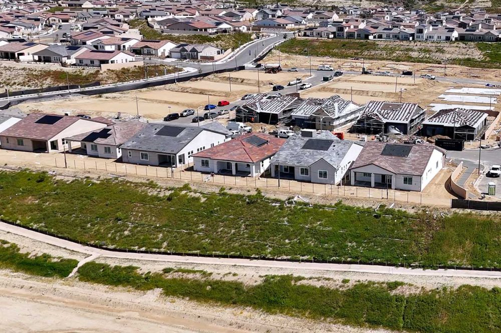 Aerial of Toscana 2 Neighborhood in April 2025