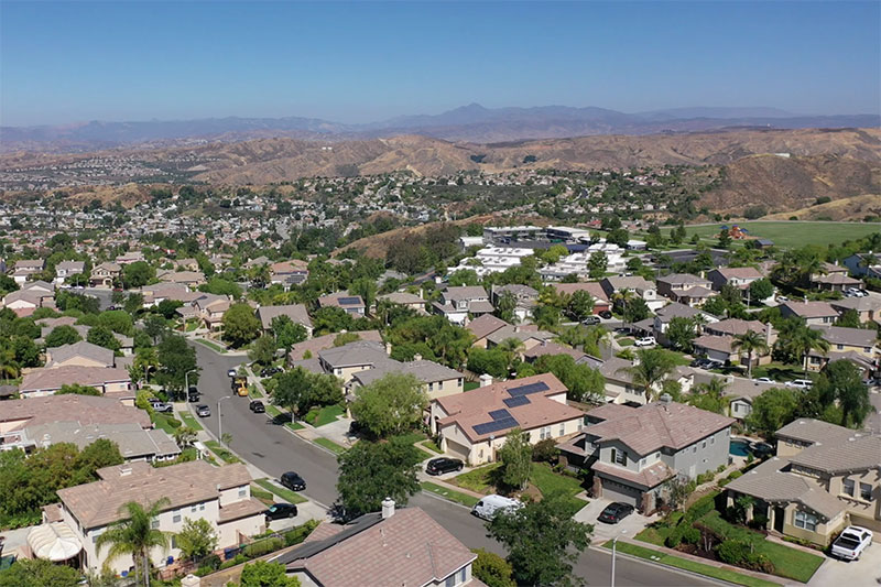 Aerial Shot of the Copper Hill North in Saugus