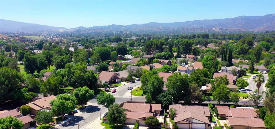 Aerial View of the Sunrise Neighborhood