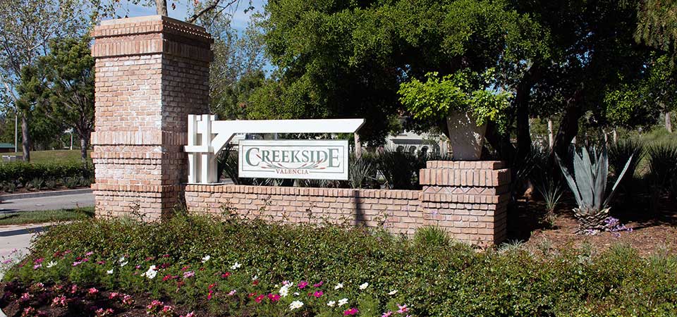 Creekside Community Sign