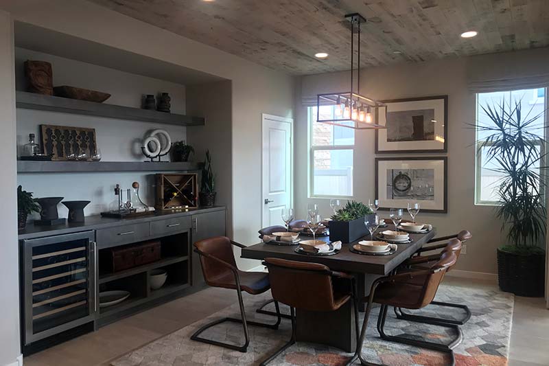 Dining Area in Skyline Model Home