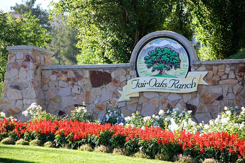 Fair Oaks Ranch Community Sign