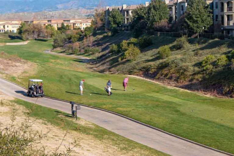 Golfers Teeing Off on Westridge Golf Course