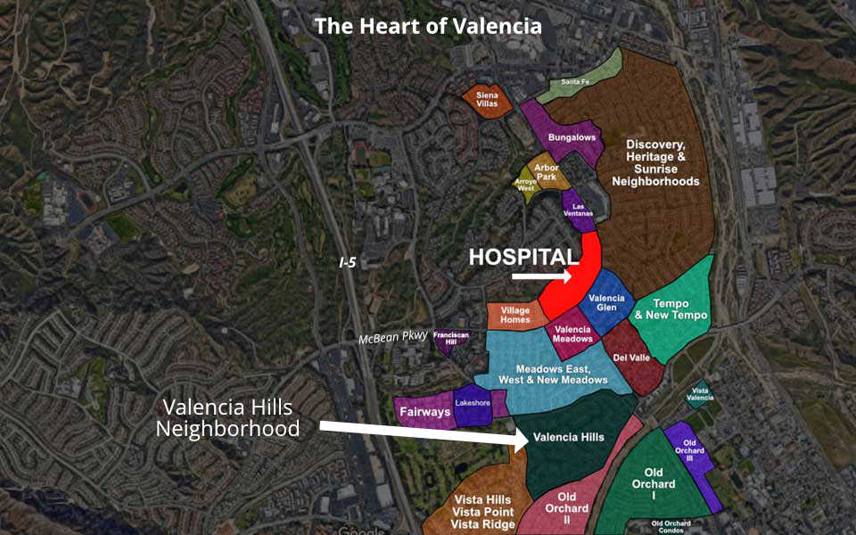Map of Neighborhoods in the Heart of Valencia