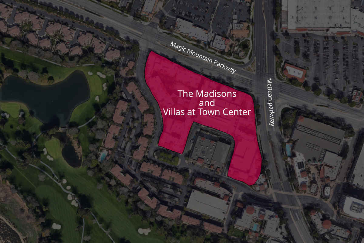 Map of the Madisons Villas at Town Center