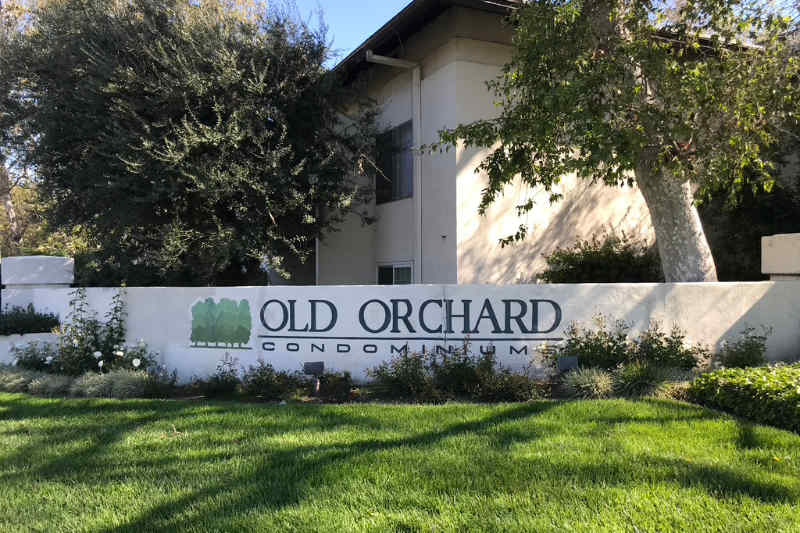 Old Orchard Condos Community Sign