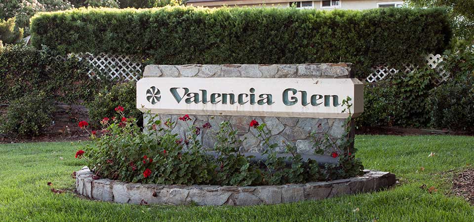 Valencia Glen Community Sign