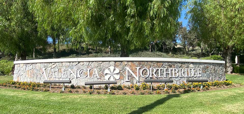Valencia Northbridge Community Sign