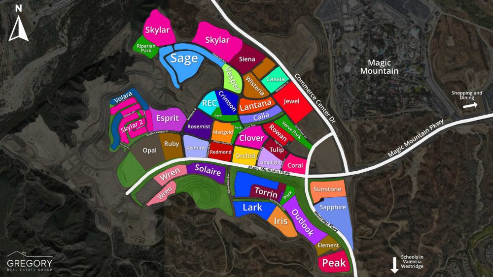 2026 Map of FivePoint Valencia Community