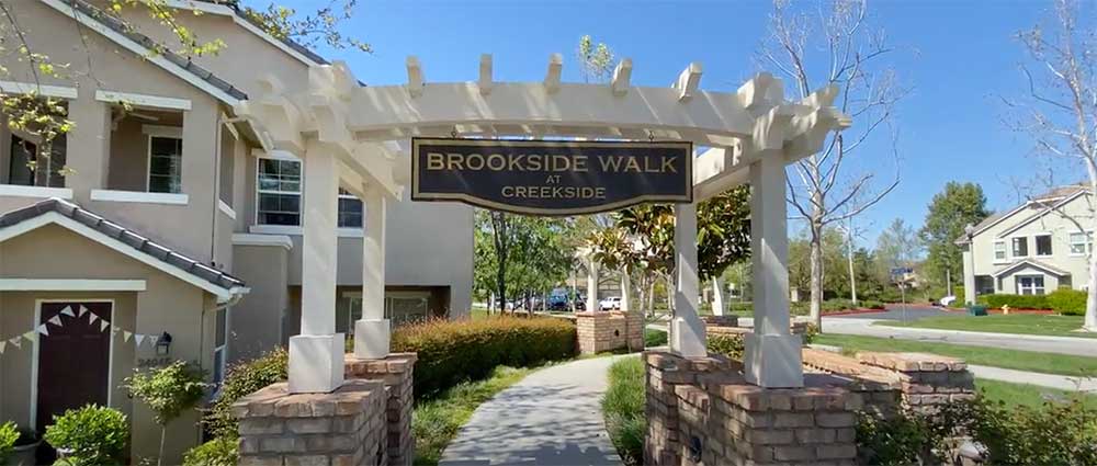 Brookside Walk Neighborhood Sign