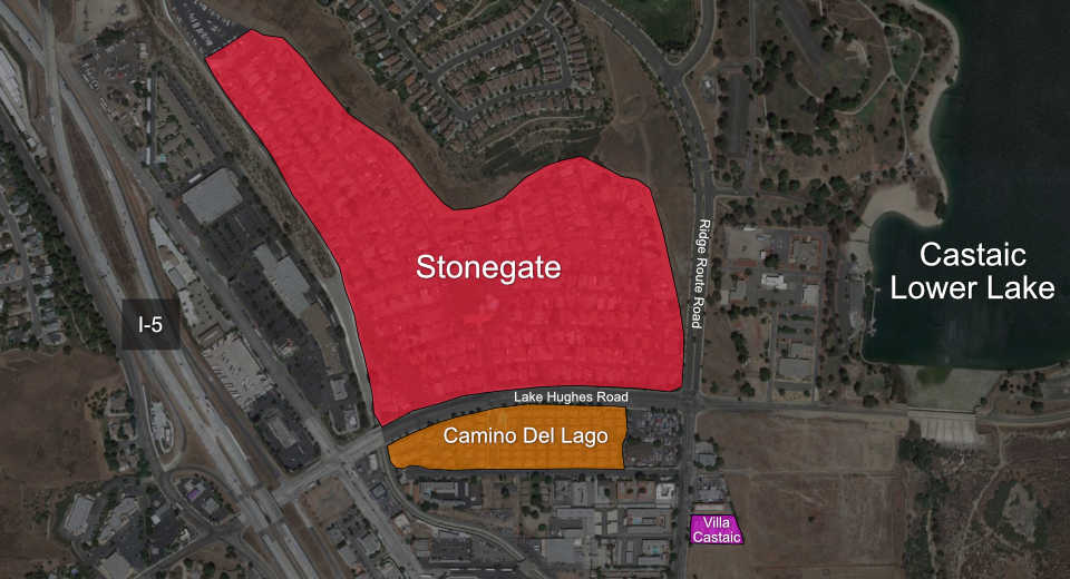 East Castaic Subdivision Map