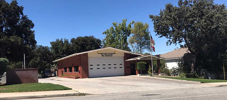 Fire Station 123 in Sand Canyon