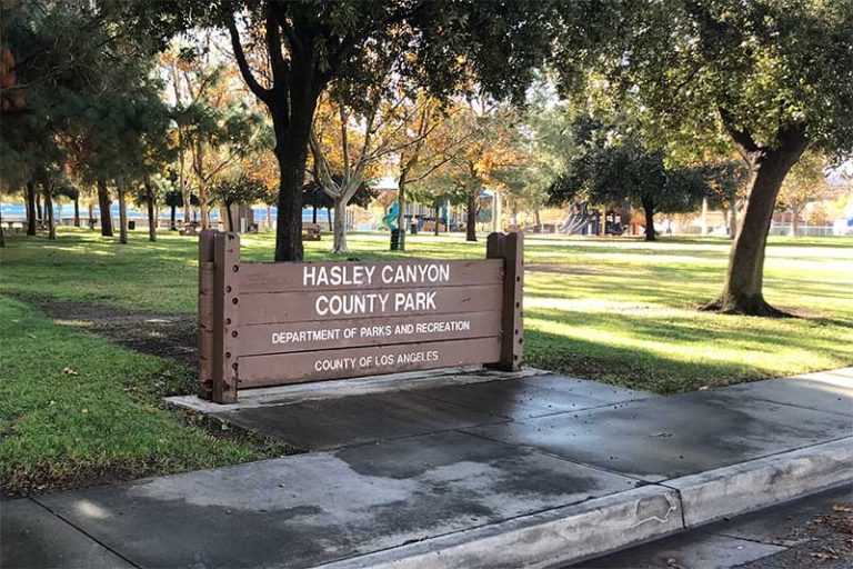 Hasley Canyon County Park Sign 0