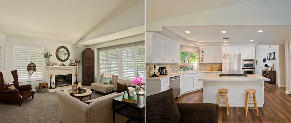 Kitchen and Living Room at 21871 Oliva Court