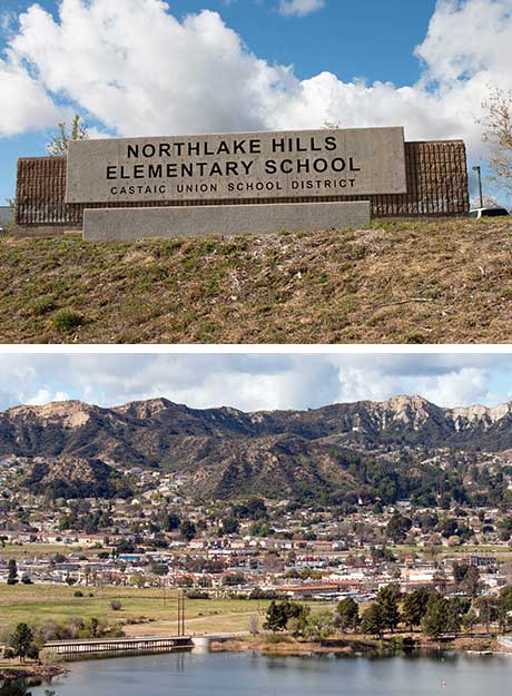 Northlake School and Aerial View Locality