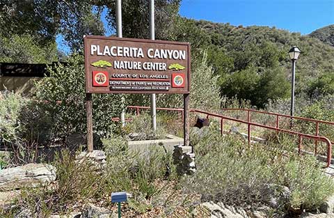 Placerita Nature Center Sign