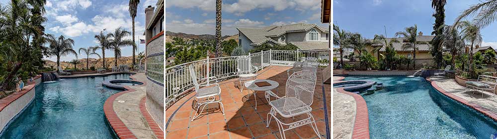 Balcony and Pool at 14548 Edgeview Place