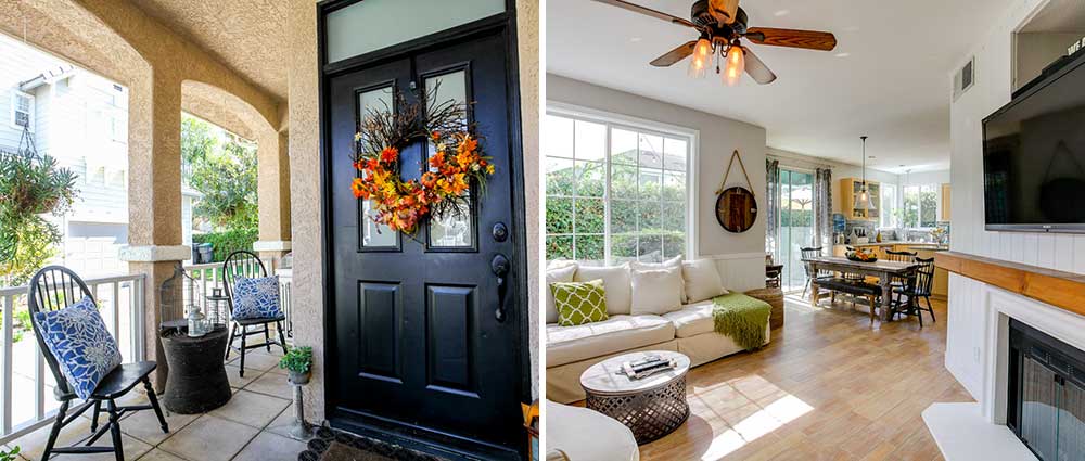 Front Porch and Living Room at 27101 Westview Lane