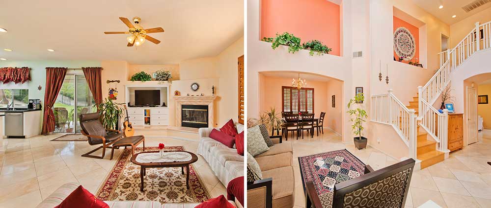 Living Area at 26003 Singer Place Home