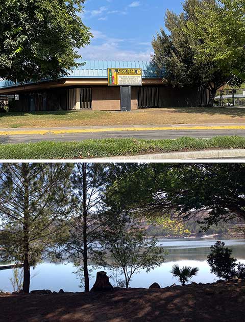 Live Oak School and Castaic Lake