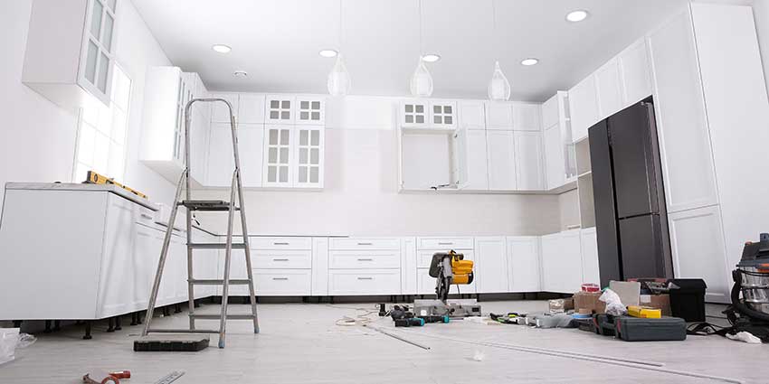 Kitchen Being Repaired