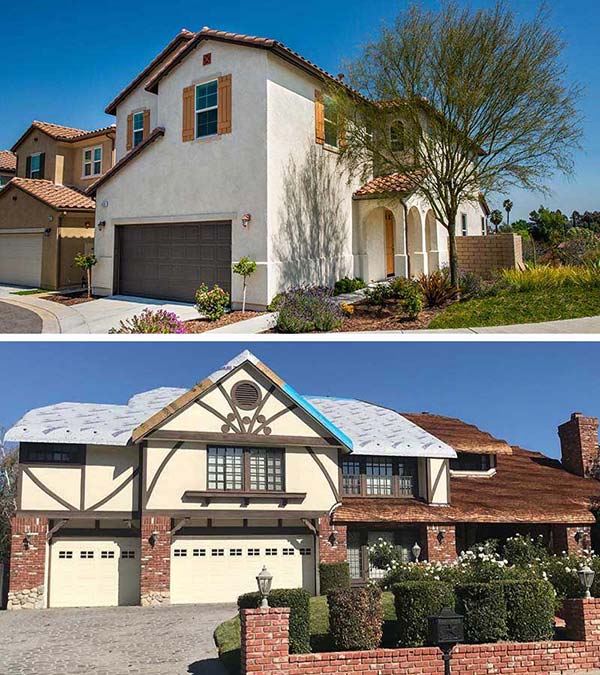 2 Very Different Houses in Newhall