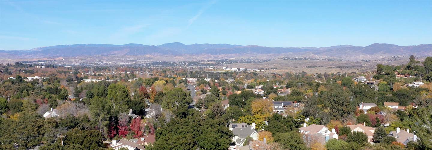 Aerial Shot of Newhall CA