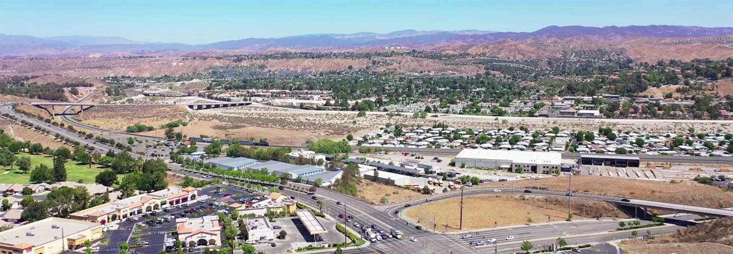 Drone Shot of Canyon Country CA