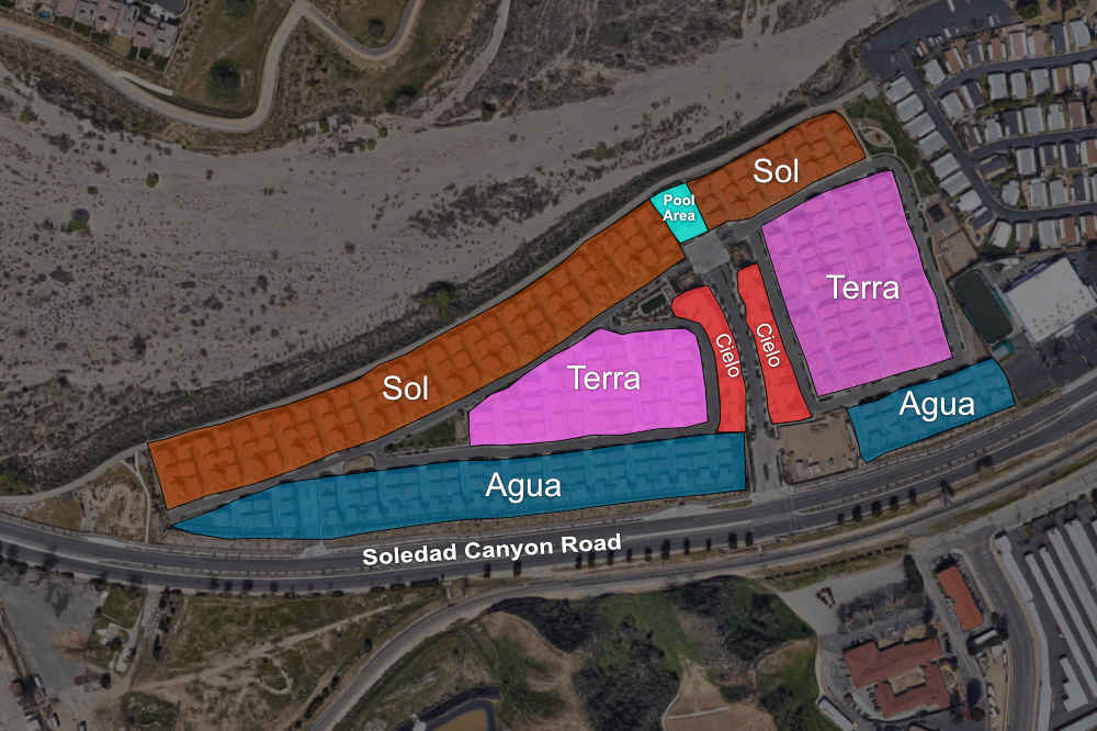 Map to Villa Metro Complex