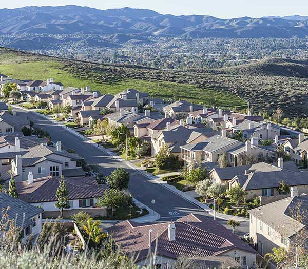 Simi Valley Neighborhood of Homes