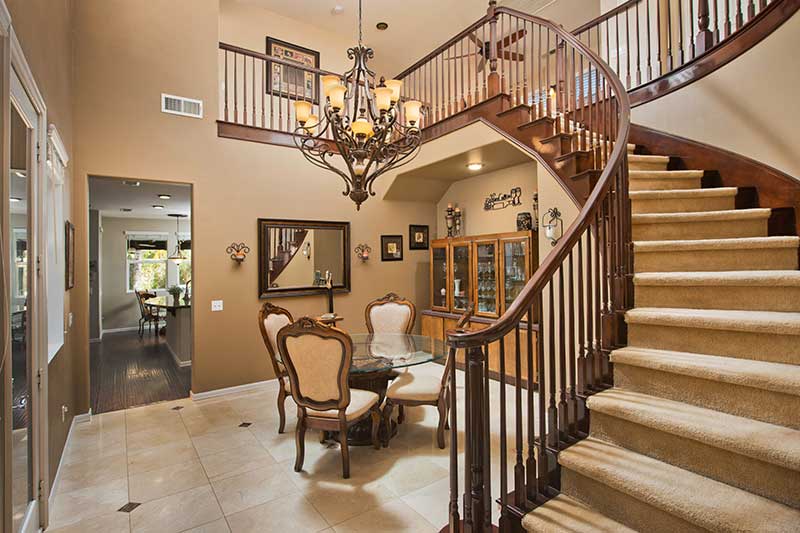 Curved Stairs at 29249 Orion Ln