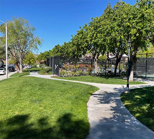 Path to Canyon Gardens Recreation Area