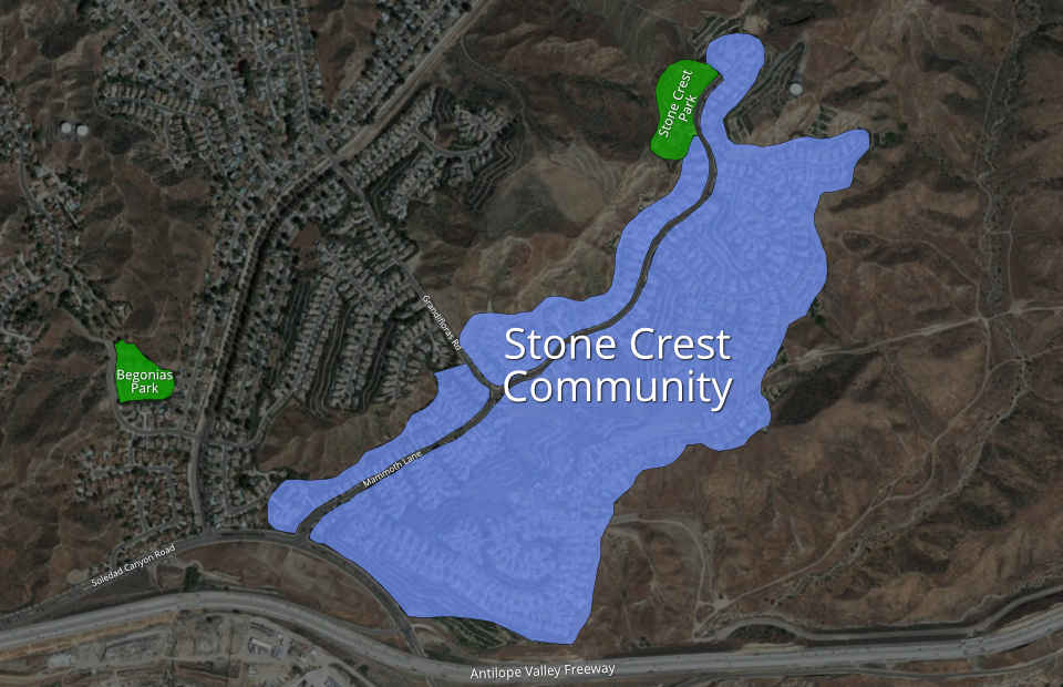 Stone Crest Community Map