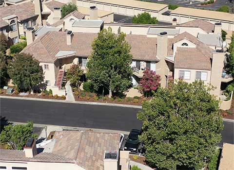 Aerial Shot Santa Fe Condo