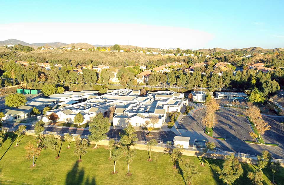 Aerial of North Park Elementary