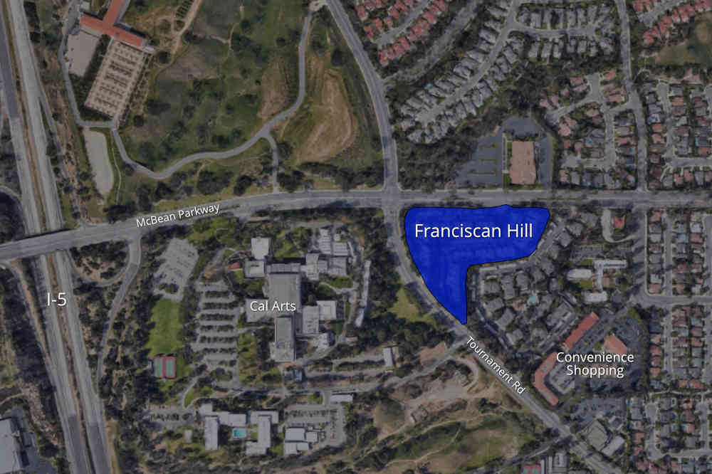 Franciscan Hill Map Overlay
