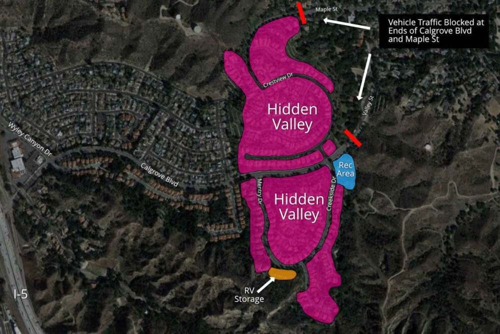 Hidden Valley Community Map